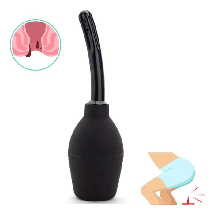 2 PCS DUCHA ANAL Y VAGINAL ENEMA BOMBILLA LIMPIADOR 310ML GRADO B