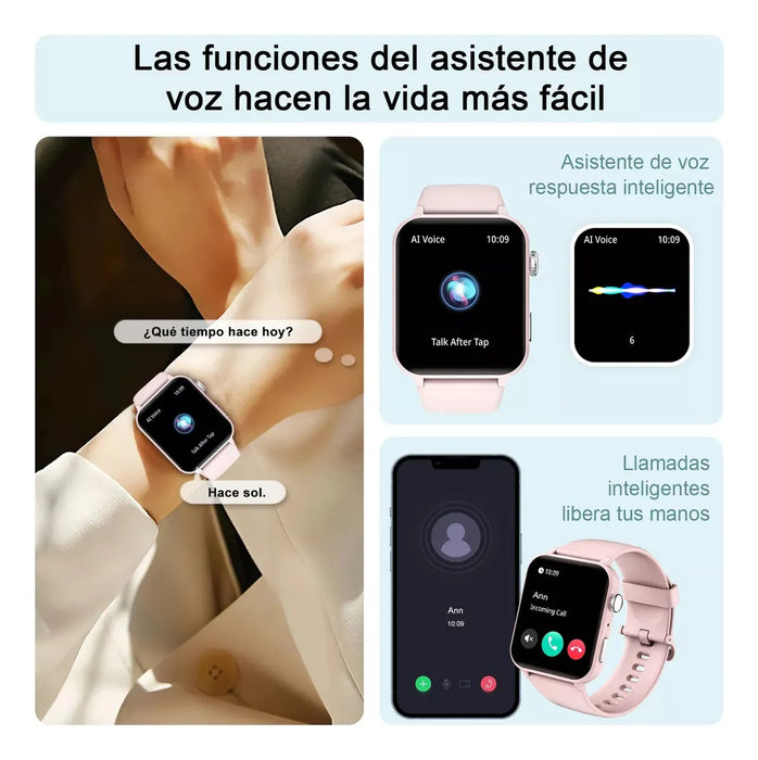 Reloj Inteligente Feipuqu R30 Pro para Mujer en color Rosa