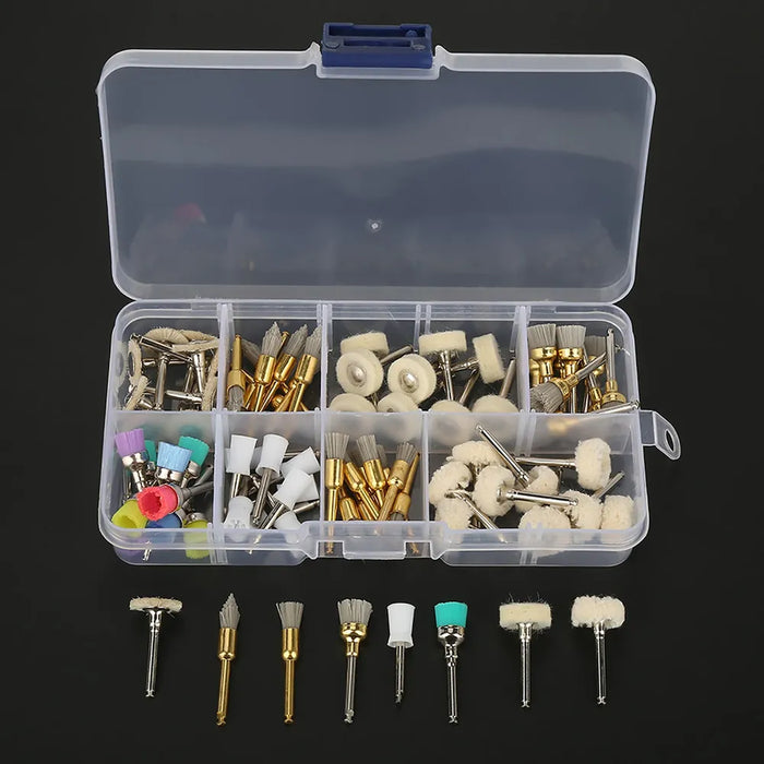 Kit De Herramientas Cepillo Algodón Taza Pulido 80pz GRADO B