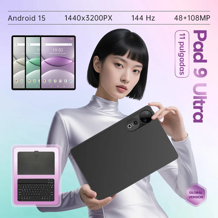 TABLET MYKEY PAD9ULTRA 11` 16GB 1TB 5G WIFI ANDROID 15 NEGRO  |  GRADO B