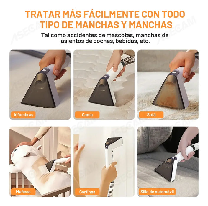 ASPIRADORA PORTÁTIL 21KPA PARA ALFOMBRAS Y TAPICERÍA 3.1L GRADO B