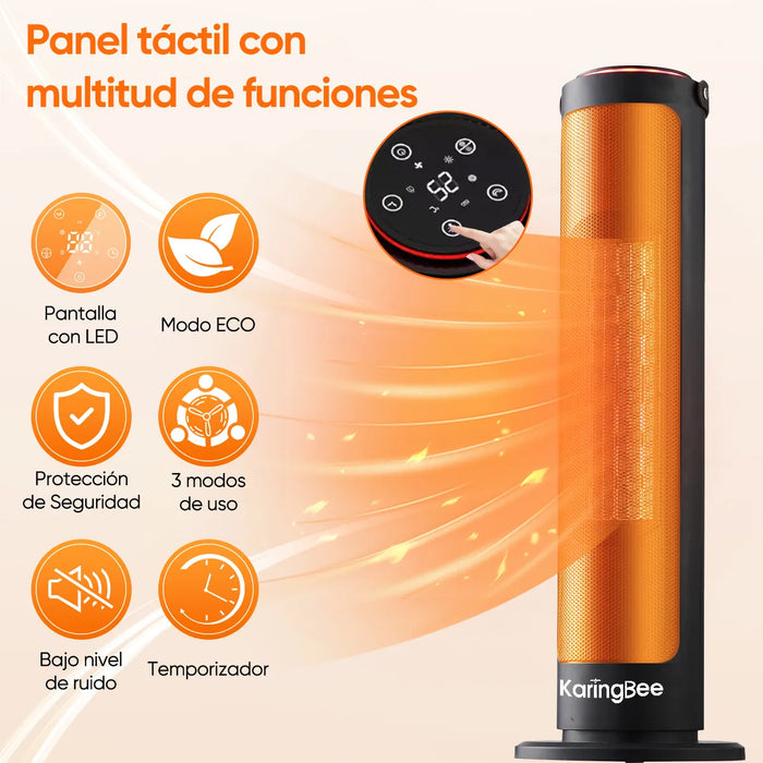 CALEFACTOR CALENTADOR ELECTRICO DE AIRE CALEFACCION CERAMICO GRADO B