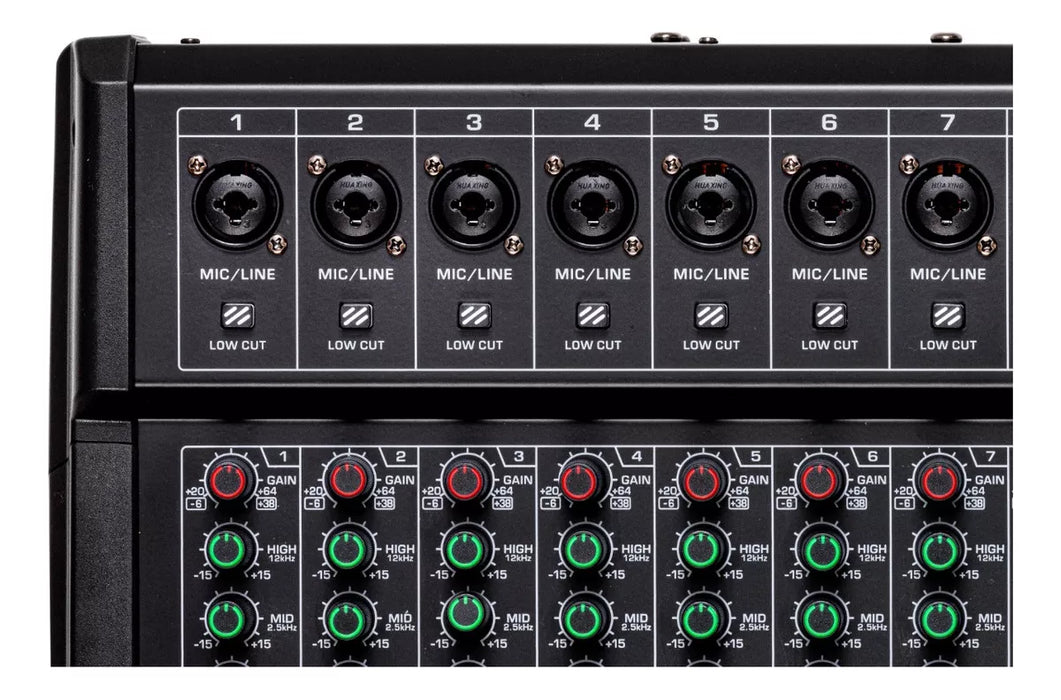Consola Onax Pro LX 12 POWERED de mezcla 127V GRADO A
