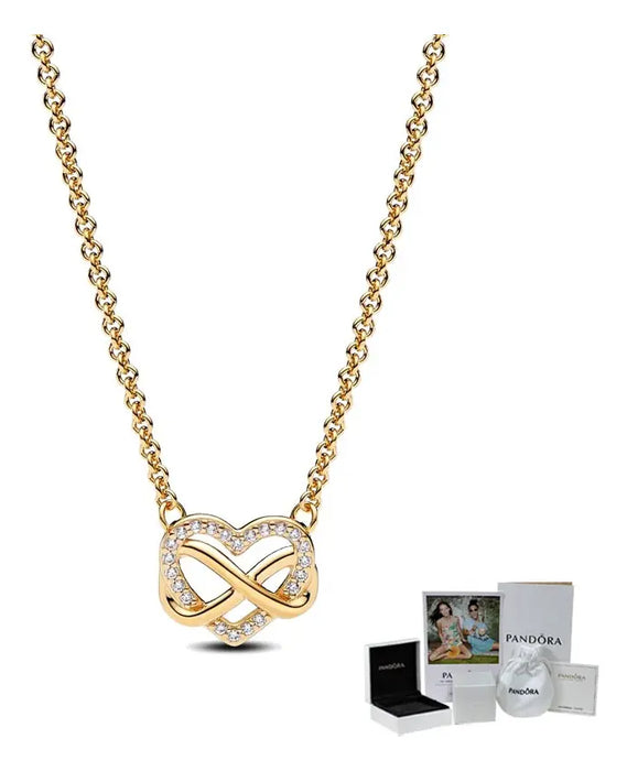COLLAR PANDORA MOMENTS 362666C01 ORO 14K 50CM CON DIJE GRADO B