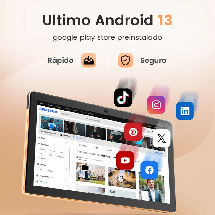 10.1 INCH WIFI TABLET 6+128GB DUAL SIM DUAL STANDBY 6000MAH GRADO B