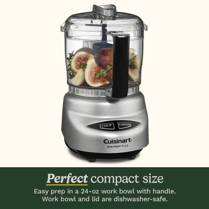 CUISINART MINI PREP PLUS FOOD PROCESSOR, 4 CUP, BRUSHED STAINLESS & MESH STRAINERS, 3 PACK SET, CTG-00-3MS   | GRADO A