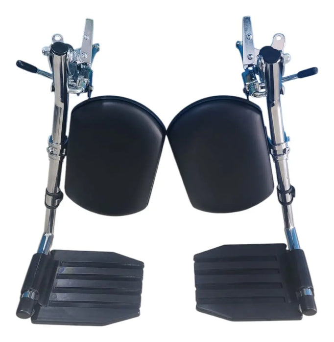 ELEVAPIERNAS PARA SILLA DE RUEDAS MARCA NACIONAL NEGRO Y CROMO GRADO B