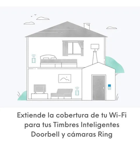 Extensor Wifi Ring Chime Pro Gen 2 Amplificador De Timbre