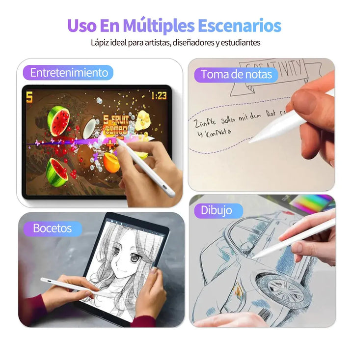 ✨ LAPIZ OPTICO STYLUS PLUMA PARA IPAD CARGA RAPIDA LOTE 15 PIEZAS ✨ GRADO B