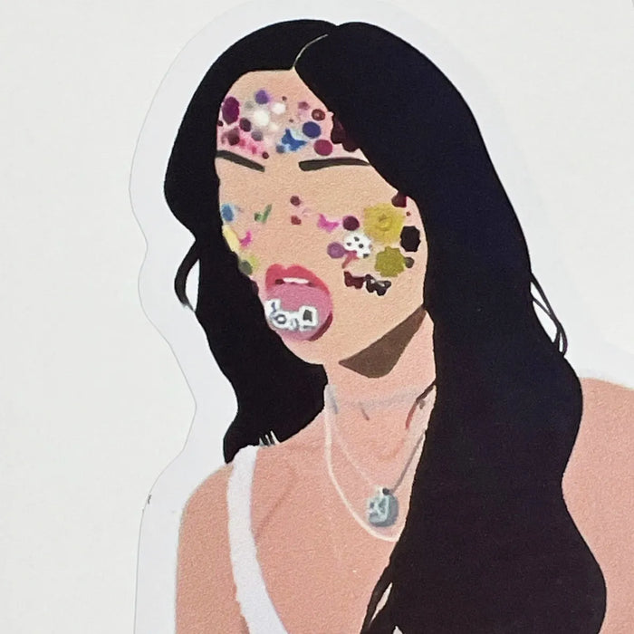 Calcomanía Sticker de Olivia Rodrigo para Carro (15x8 cm)