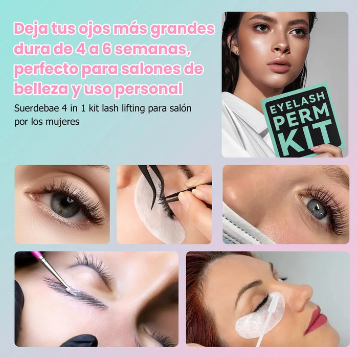 KIT LASH LIFTING SUERDEBAE VS-06MX – PESTAÑAS RIZADAS CON ADHESIVO INCLUIDO LOTE 12 PZAS GRADO B