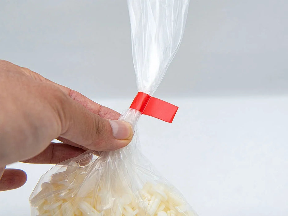 Despachador cinta cierra bolsa c10 rollos de cinta roja kit GRADO B