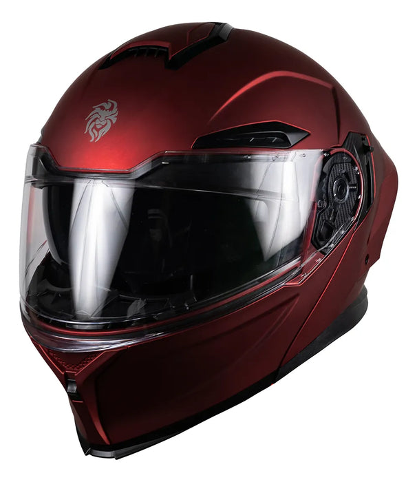 CASCO KOV ORION ROJO LED TALLA S  MICA EXTRA GRADO A