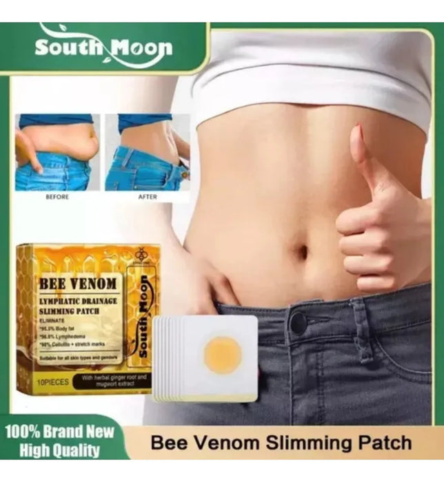 Parche Adelgazante Drenaje Linfático South Moon Bee Venon 3 Packs De 30 Unidades