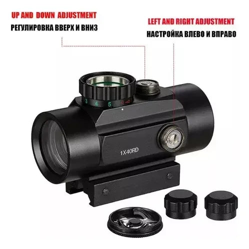Mira Reflex De Puntos Rojos 1 X 40 Para Caza Al Aire Libre