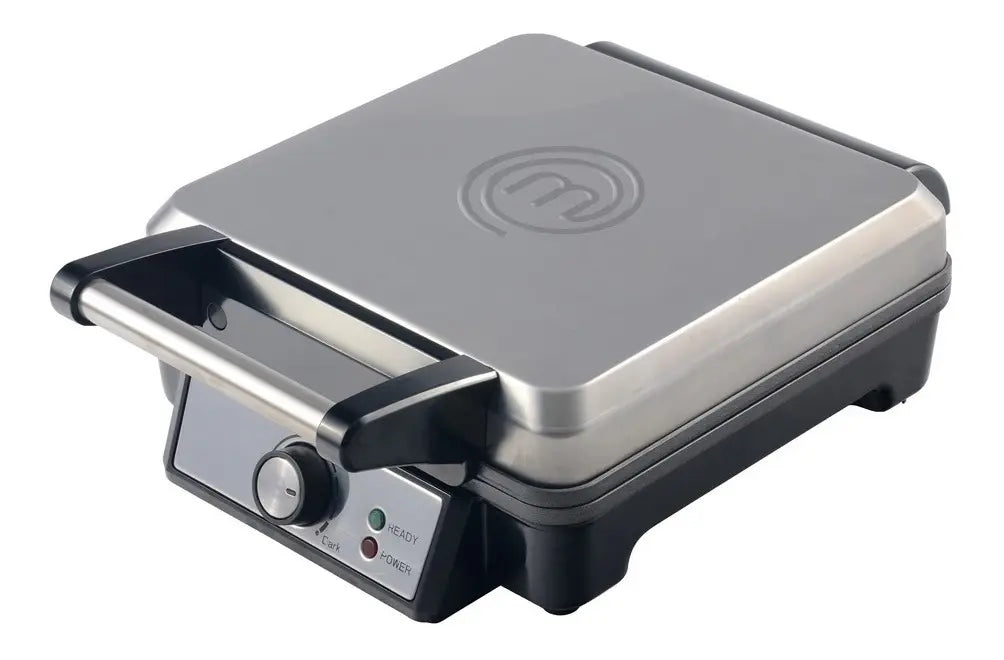 WAFFLERA BELGA HEAT+ PREMIUM 4 REBANADAS ACERO MASTERCHEF GRADO B