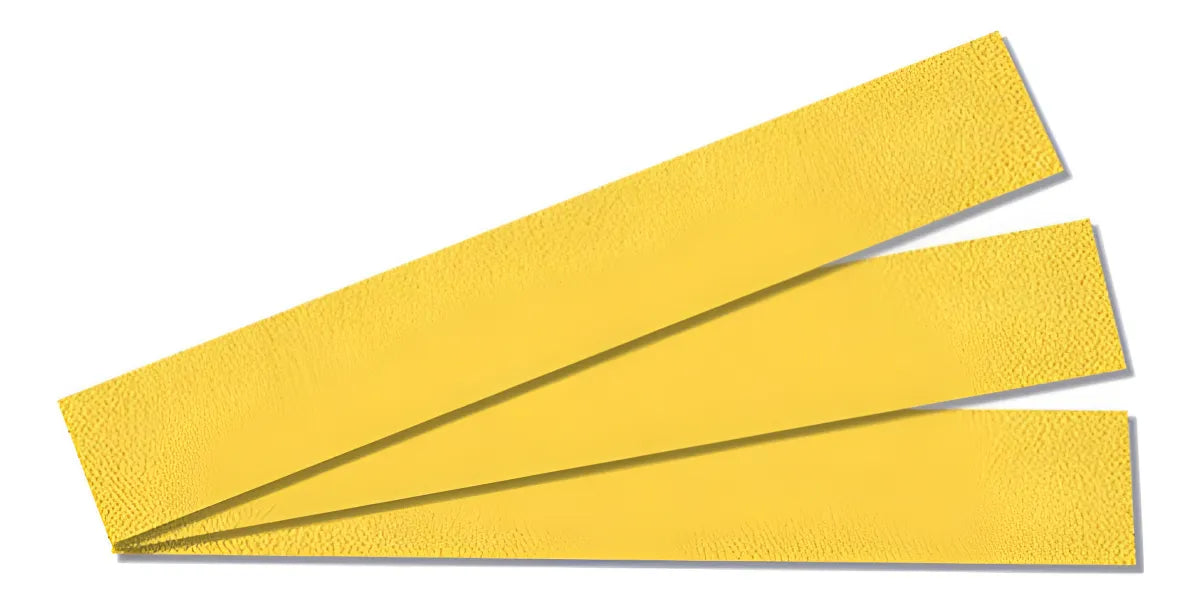 50pz Tira Lija Bondo Fandeli Amarillo Grano 220 Velcro A080