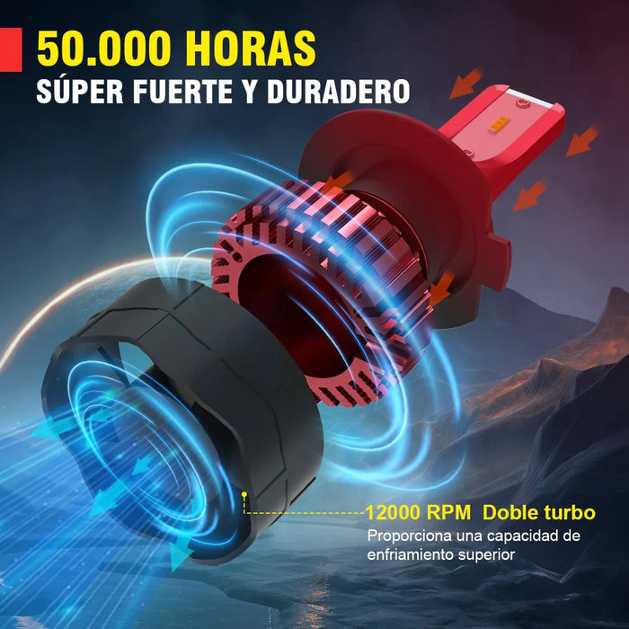 Kits De Led Faros H1 H3 H7 H11 9005 9006 880 Alta O Baja 11763