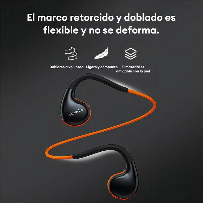 Audifonos Bluetooth X7 Conduccion Osea Lenovo Color Negro 2 grado B
