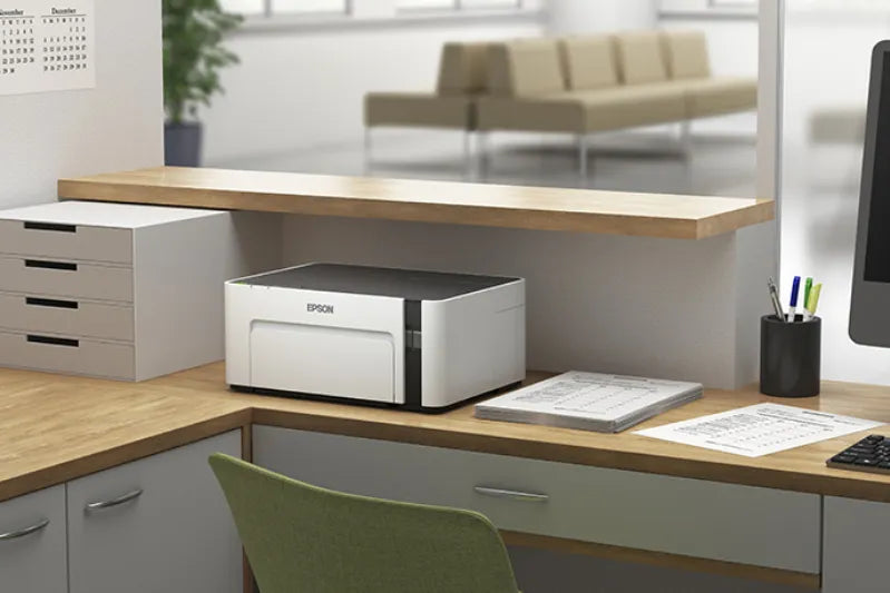IMPRESORA EPSON ECOTANK BLANCO Y NEGRO M1120 MOD (C11CG96301) GRADO B