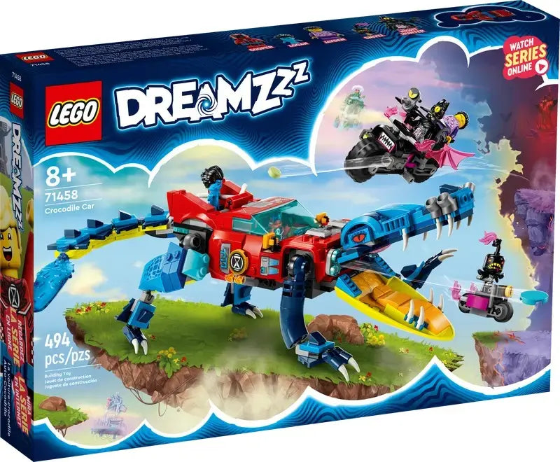 KIT DE CONSTRUCCIÓN LEGO DREAMZZZ COCHE-COCODRILO 71458 3+ CANTIDAD DE PIEZAS 494 GRADO A