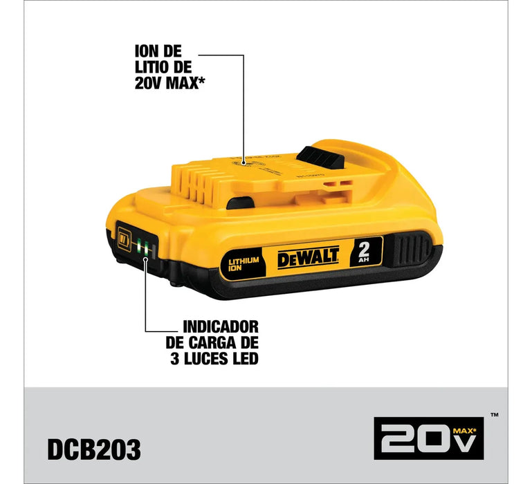 KIT TALADRO Y ROTOMARTILLO 1 2 IN   LLAVE IMPACTO 20V DEWALT  GRADO B
