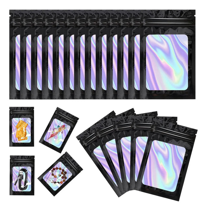 120 BOLSA TORNASOL HOLOGRAFICA RESELLABLE GRADO B