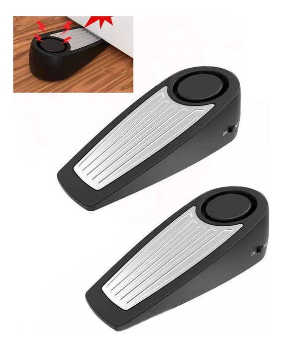 tope de puerta portatil cuña alarma con sirena 2 pcs  .