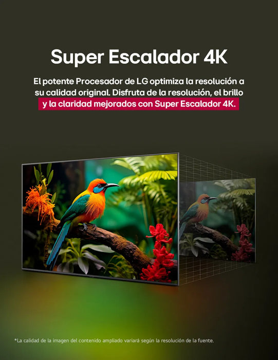 PANTALLA 43 PULGADAS LG UHD AI UA75 4K SMART TV 2025 43UA7500PSA GRADO B