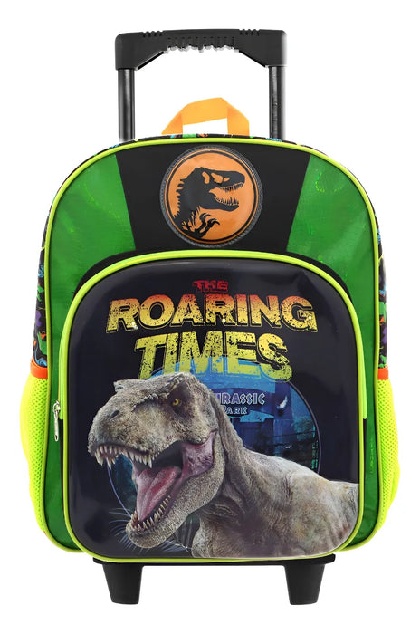 Mochila Con Ruedas Primaria NiÃ±os Jurassic World Con Luces Ruz