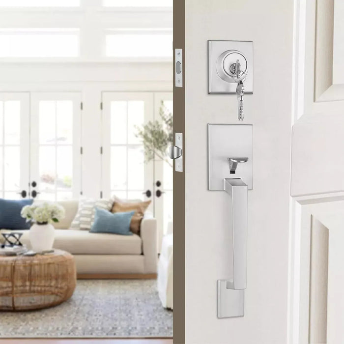 BANNA CERRADURA DE PUERTA DE ENTRADA DE CASA MODERNA ELEGANTE