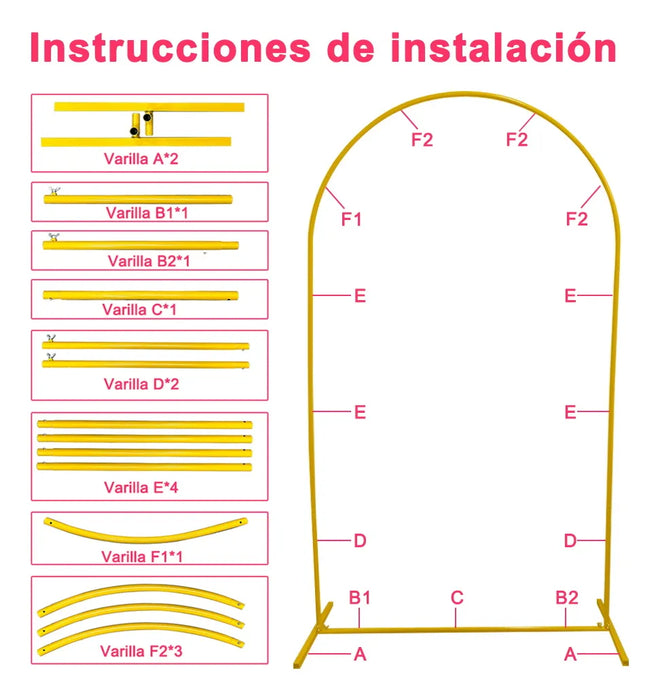 ESTRUCTURA DE HERRERIA PACKS MAMPARAS PARA DECORACION FIESTA GRADO A