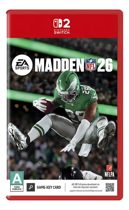MADDEN NFL 26 NINTENDO SWITCH 2 EA SPORTS  MULTIJUGADOR INGLES GRADO A