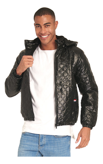 Chamarra Moderna Unisex Colección Invierno Thats Hot 2 NEGRO METALICO
