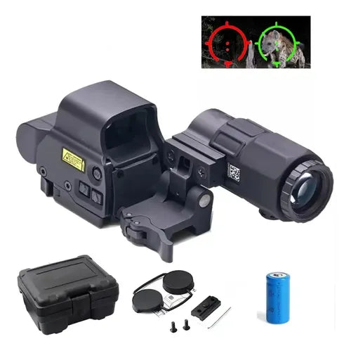 Mira Tactica Holografica Hibrida Eotech 558 Con Lupa G45 5x GRADO B