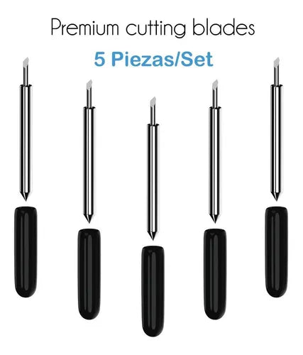 5 navajas corte premium plotter roland stm seiki moritzu etc ángulo de corte 45