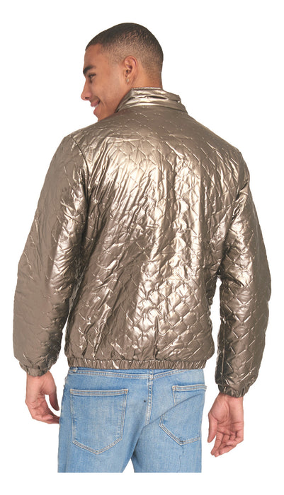 Chamarra Moderna Unisex Colección Invierno Thats Hot 2 DORADO OBSCURO METALICO