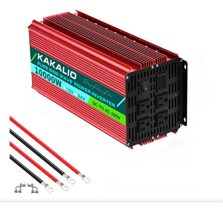 INVERSOR DE ONDA SINUSOIDAL PURA 12V/110V 10000W PARA COCHES GRADO B