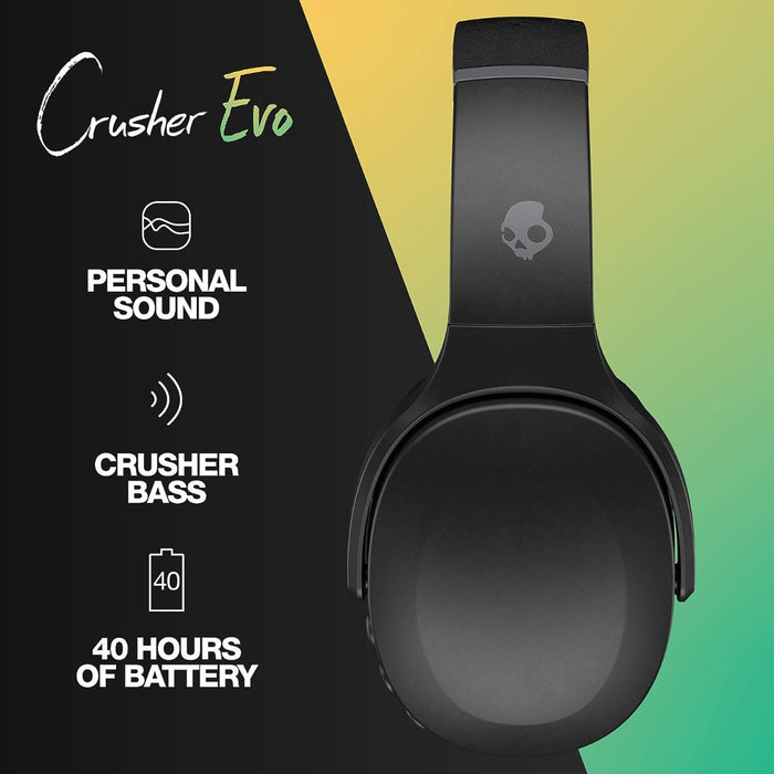 Audífonos Inalámbricos Skullcandy Over-ear Crusher Evo Negro GRADO A