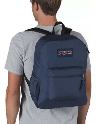 Mochila Jansport Superbreak Plus Deportiva Moderna Unisex AZUL