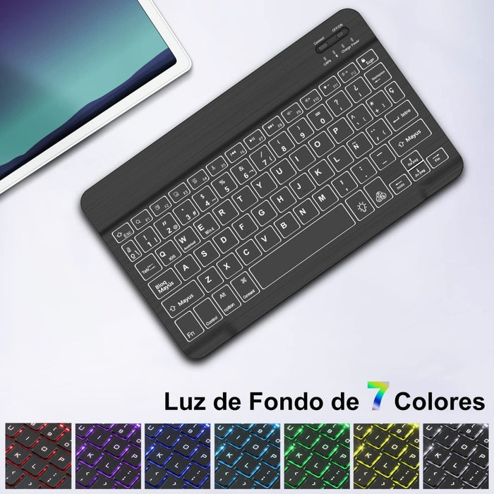 FUNDAS PARA TABLET FUNDA TECLADO LÁPIZ IPAD 9/8 GEN TACTIL