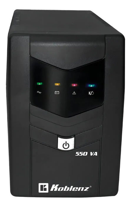 NO BREAK KOBLENZ 5516 USB/R 550VA/330W 6 CONT(00-4259-00-8) NEGRO GRADO B