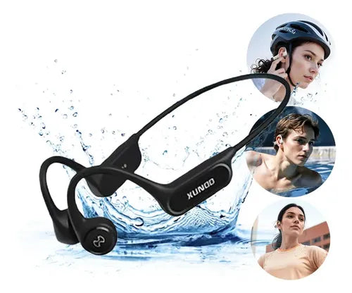AUDÍFONOS CONDUCCIÓN Ã?SEA XUNDD B010 BLUETOOTH IP68 NATACION NARANJA / 32GB SD