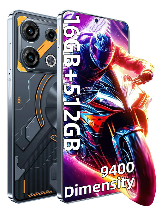 EL MÁS BARATO BOBARRY GAMER SMARTPHONE GT10 PRO 6.78''16GB+512GB DIMENSITY 9400 108MP+32MP 6000MAH | 5G+LTE | ANDROID 14 | DUAL SIM+SD | HUELLA+ROSTRO GRADO A