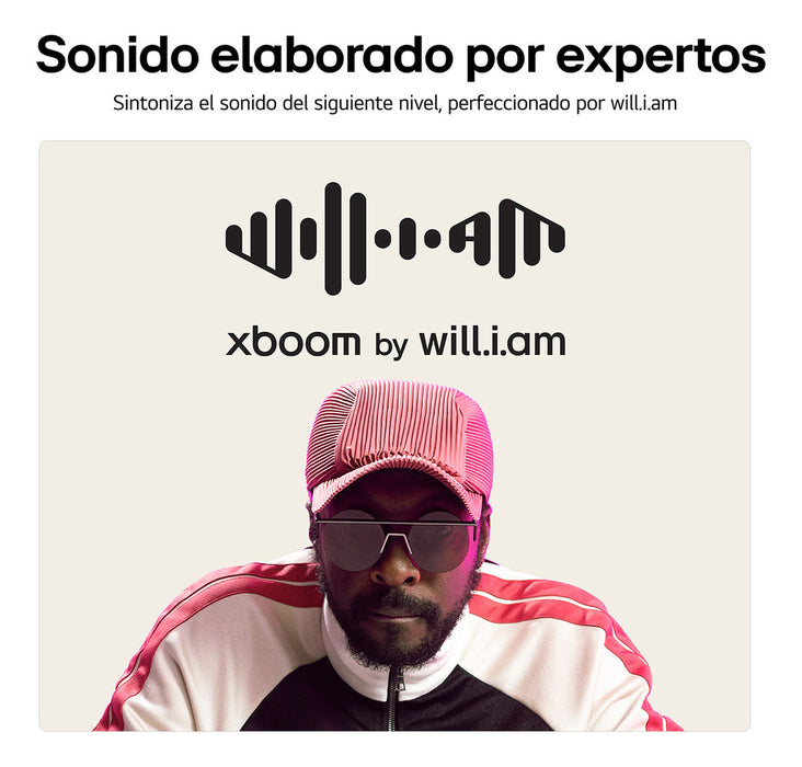 LG Xboom Stage 301 By Will.i.am | Bocina Bluetooth Portátil | 12hrs De Batería | Ipx4 GRADO A