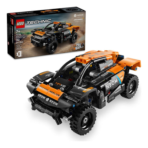 LEGO TECHNIC NEOM MCLAREN EXTREME E RACE CAR JUGUETE DE CONSTRUCCIÓN VEHÍCULO TODOTERRENO CON FUNCIÓN DE CARGA MANUAL 42166 GRADO B - TiendaKomet México