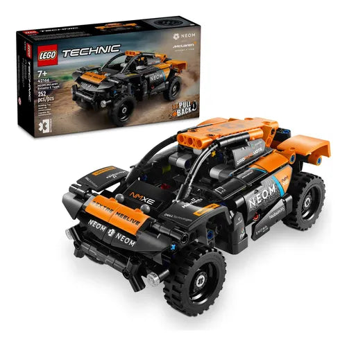 LEGO TECHNIC NEOM MCLAREN EXTREME E RACE CAR JUGUETE DE CONSTRUCCIÓN VEHÍCULO TODOTERRENO CON FUNCIÓN DE CARGA MANUAL 42166 GRADO B - TiendaKomet México