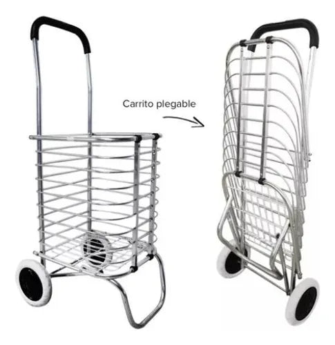 carrito de aluminio plegable para mandado compra 50 kg GRADO B