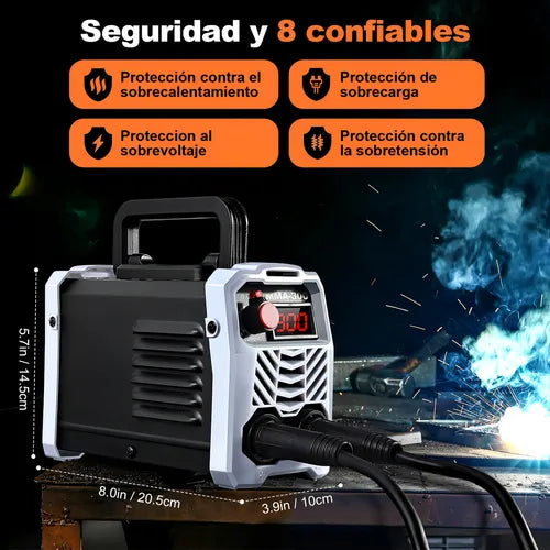 Soldadora Inverter Portátil 300A – Potencia Compacta para tus Proyectos de Soldadura GRADO B