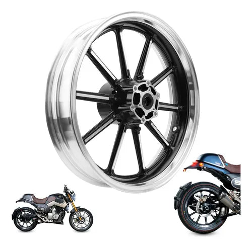 RIN TRASERO PARA VENTO SCREAMER SPORTIVA 250 RIM-1512-0468 NEGRO GRADO  B